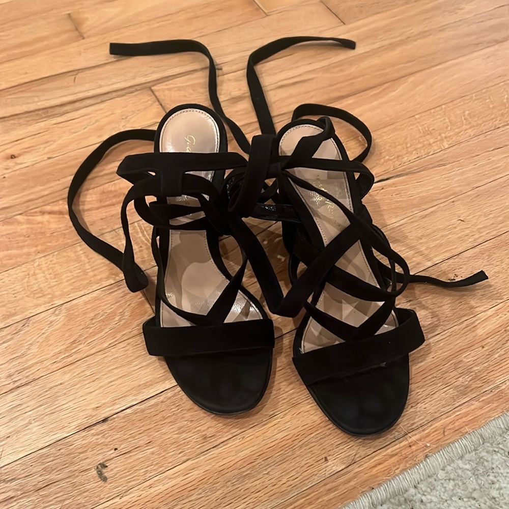 Black Gianvito Rossi Heel Sandal
